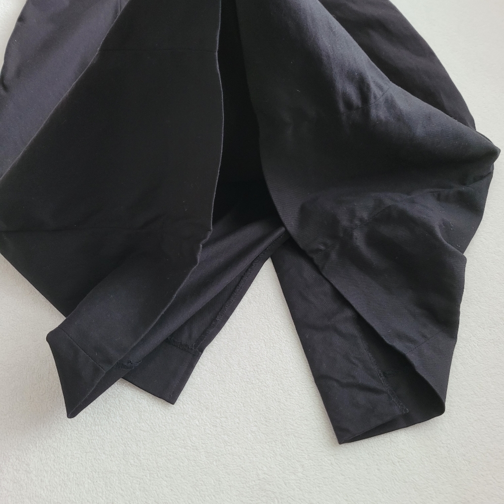 Y2K Sleeveless Cotton Stretch Dress EUC | Ladies 12 Black Jones New York - Picture 6 of 14